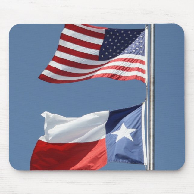 Alfombrilla De Ratón Estrella solitaria América Mousepad (Frente)