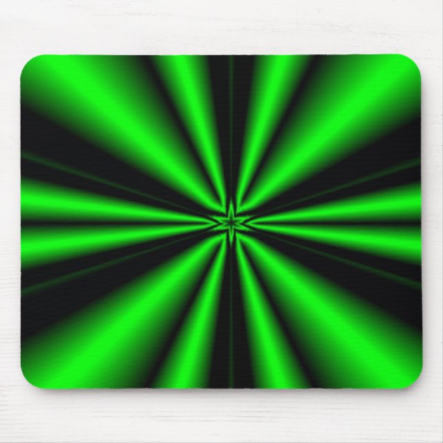 Alfombrilla De Ratón estrella verde de esperanza (Frente)