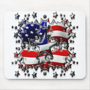 Alfombrilla De Ratón Estrellas americanas