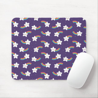 Alfombrilla De Ratón Estrellas arcoiris Mousepad