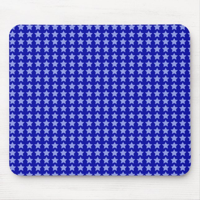 Alfombrilla De Ratón Estrellas azules (Frente)