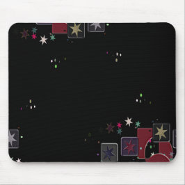Alfombrilla De Ratón Estrellas de Black Mousepad