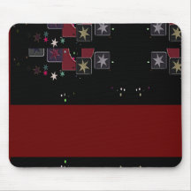 Estrellas de Black Mousepad