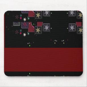 Alfombrilla De Ratón Estrellas de Black Mousepad