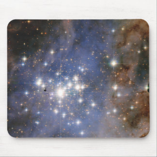 Alfombrilla De Ratón Estrellas de diamantes en el espacio de burbujas d