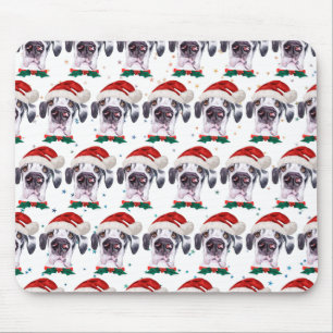 Alfombrilla De Ratón Estrellas de Navidad de la raza de perro Gran Dané