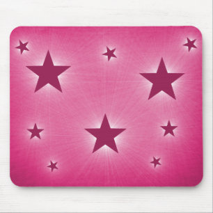 Alfombrilla De Ratón Estrellas en la noche Sky Mousepad, Magenta