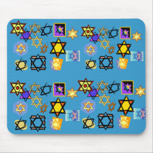 ALFOMBRILLA DE RATÓN ESTRELLAS JUDÍAS DE MOUSEPAD
