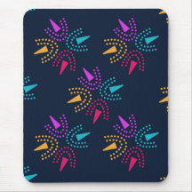 estrellas modernas y coloridas - azul marino