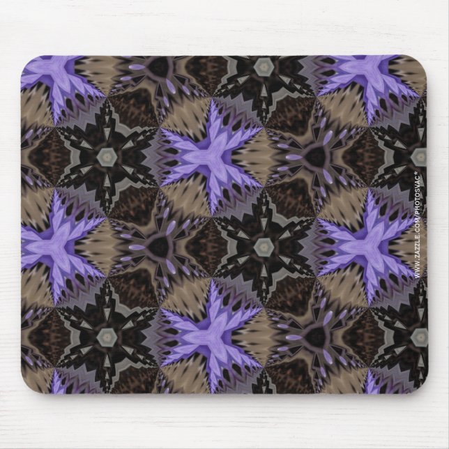 Alfombrilla De Ratón Estrellas moradas (Frente)