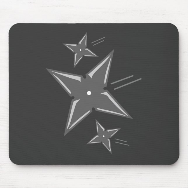 Alfombrilla De Ratón Estrellas Ninja (Frente)