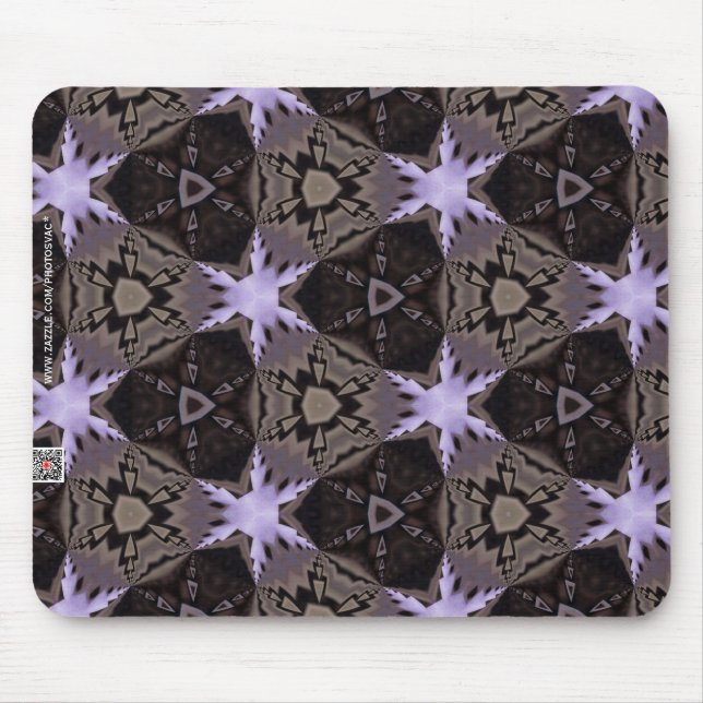 Alfombrilla De Ratón Estrellas púrpuras (Frente)