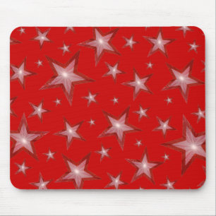 Alfombrilla De Ratón Estrellas rojas