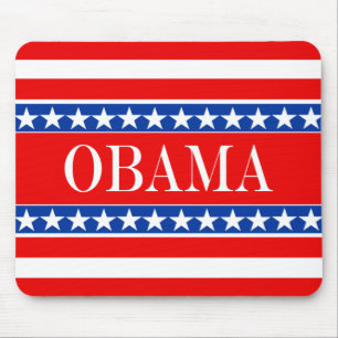 Alfombrilla De Ratón Estrellas y franjas de Obama