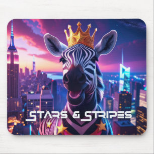 Alfombrilla De Ratón Estrellas Y Rayas Zebra Zanzíbar
