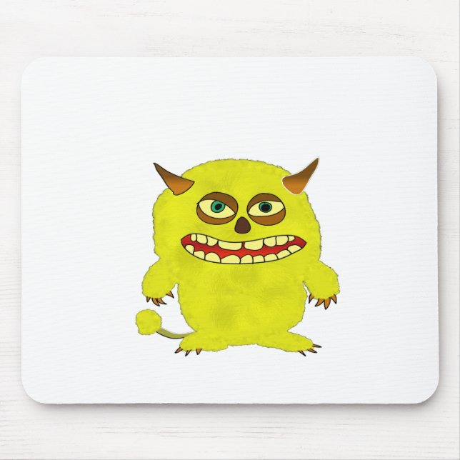 Alfombrilla De Ratón estremecimiento de halloween troll monstruo (Frente)