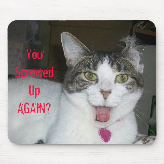 Alfombrilla De Ratón ¿Estropeado otra vez? (Frente)