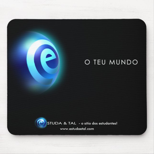 Alfombrilla De Ratón ESTUDA & TAL - o sítio dos estudantes! (Frente)