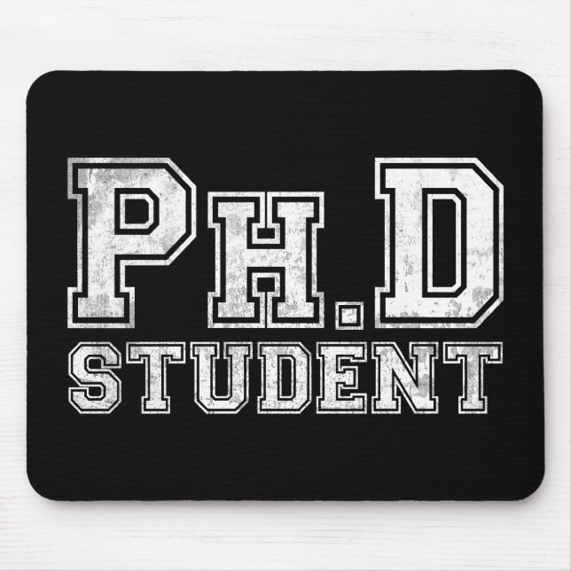 Alfombrilla De Ratón Estudiante del Ph.D (Frente)