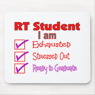 Alfombrilla De Ratón Estudiante respiratorio de la terapia--¡Subrayado