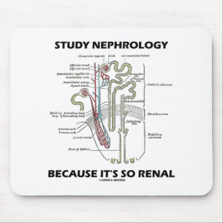 Alfombrilla De Ratón Estudiar la nefrología porque es tan renal