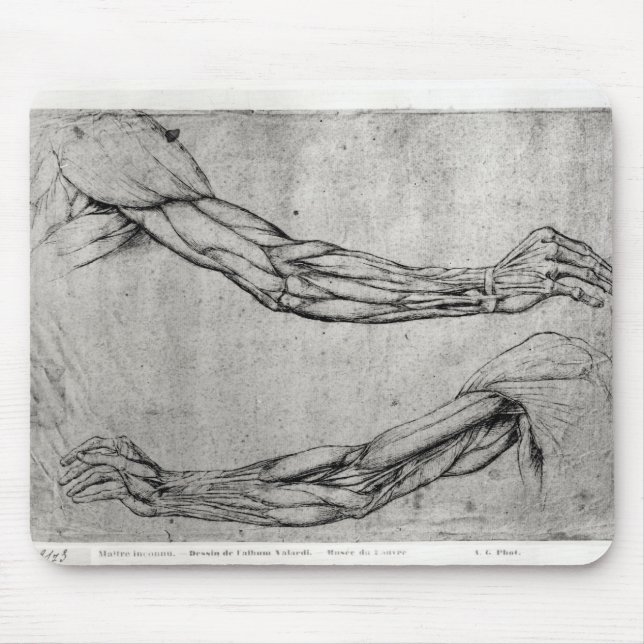 Alfombrilla De Ratón Estudio de brazos (Frente)