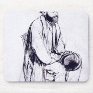 Alfombrilla De Ratón Estudio de Edgar Degas el   para un retrato de