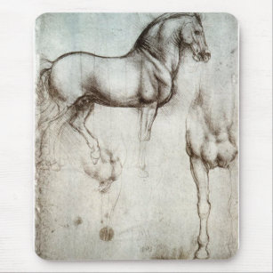 Alfombrilla De Ratón Estudio de los caballos - Leonardo da Vinci