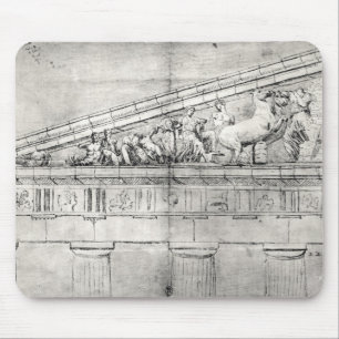 Alfombrilla De Ratón Estudio de un frontón del Parthenon
