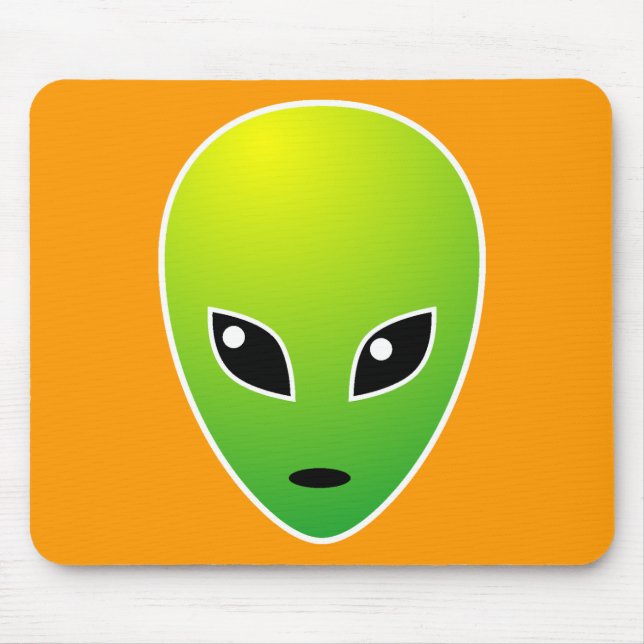 Alfombrilla De Ratón ET - sobre Naranja (Frente)