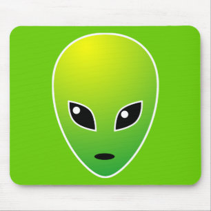 Alfombrilla De Ratón ET - sobre verde