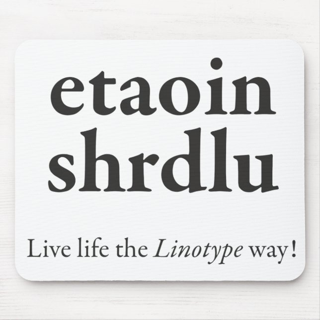 Alfombrilla De Ratón Etaoin Mouse Mat (Frente)