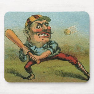 Alfombrilla De Ratón Etiqueta de puro vintage, Tansill Punch de béisbol