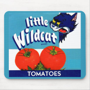 Alfombrilla De Ratón Etiqueta del cajón de tomates Wildcat