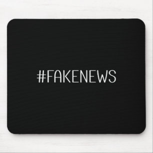 Alfombrilla De Ratón Etiqueta Falsa Noticias Medios Política Trump Repu
