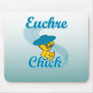 Alfombrilla De Ratón Euchre Chick #3