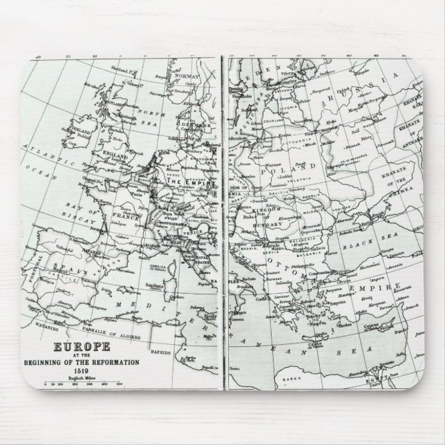 Alfombrilla De Ratón Europa, al inicio de la reforma (Frente)