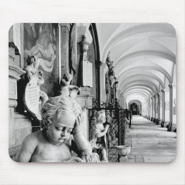 Alfombrilla De Ratón Europa, Austria, Salzburgo. Cherub y monumento 2 (Frente)