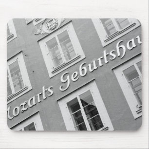 Alfombrilla De Ratón Europa, Austria, Salzburgo. Lugar de nacimiento de