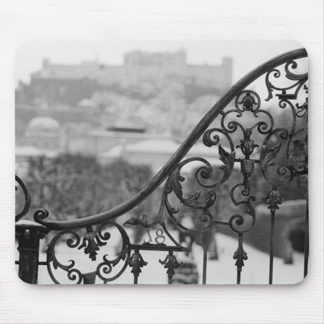 Alfombrilla De Ratón Europa, Austria, Salzburgo. Vista de la Ciudad Ant (Frente)
