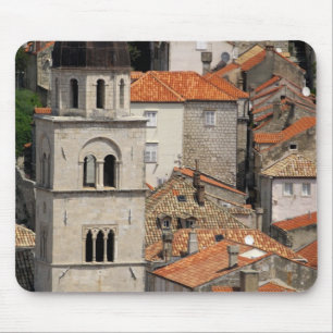 Alfombrilla De Ratón Europa, Croacia. Ciudad amurallada medieval de