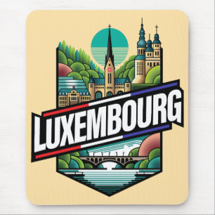 Alfombrilla De Ratón Europa de Luxemburgo
