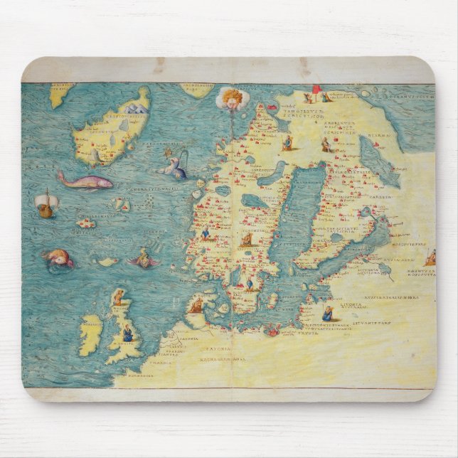 Alfombrilla De Ratón Europa del Norte (Frente)