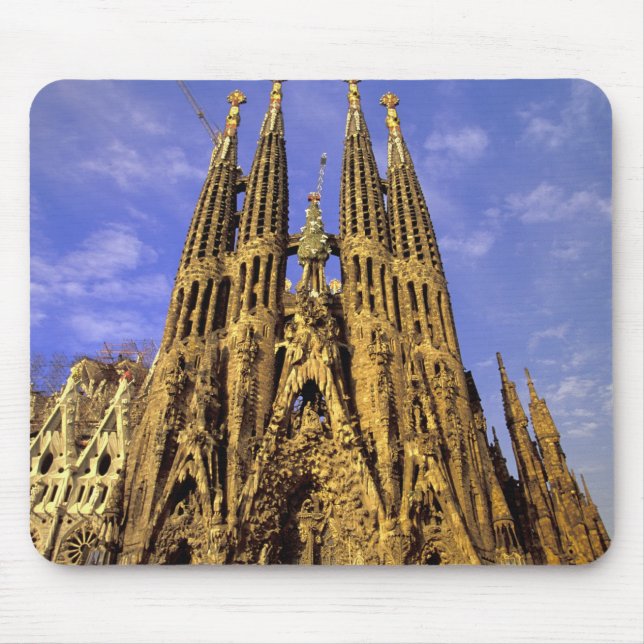 Alfombrilla De Ratón Europa, España, Barcelona, Sagrada Familia (Frente)