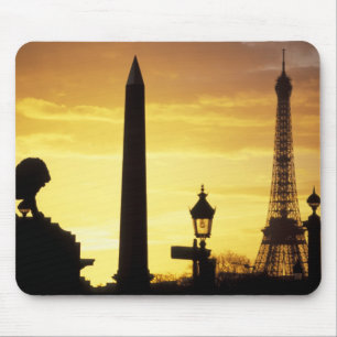 Alfombrilla De Ratón Europa, Francia, París, Place de Concorde.