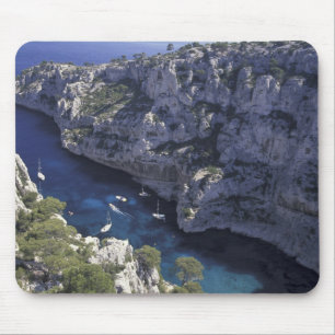 Alfombrilla De Ratón Europa, Francia, Provenza, Calanques. Piedra caliz