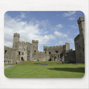 Alfombrilla De Ratón Europa, Gales, Caernarfon. Castillo de Caernarfon,
