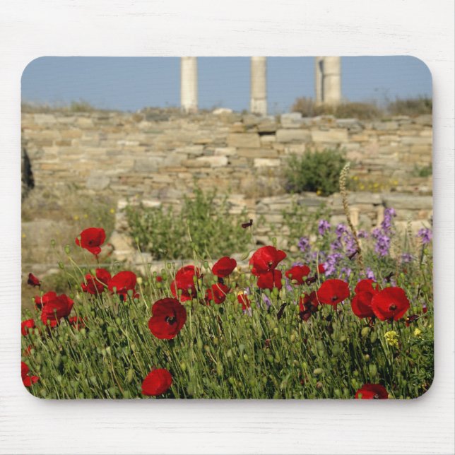 Alfombrilla De Ratón Europa, Grecia, Cícladas, Delos. Ruinas de la (Frente)