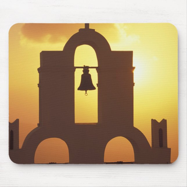 Alfombrilla De Ratón Europa, Grecia, Islas Cícladas, Santorini, (Frente)