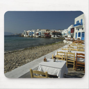 Alfombrilla De Ratón Europa, Grecia, Mykonos. Vistas del litoral